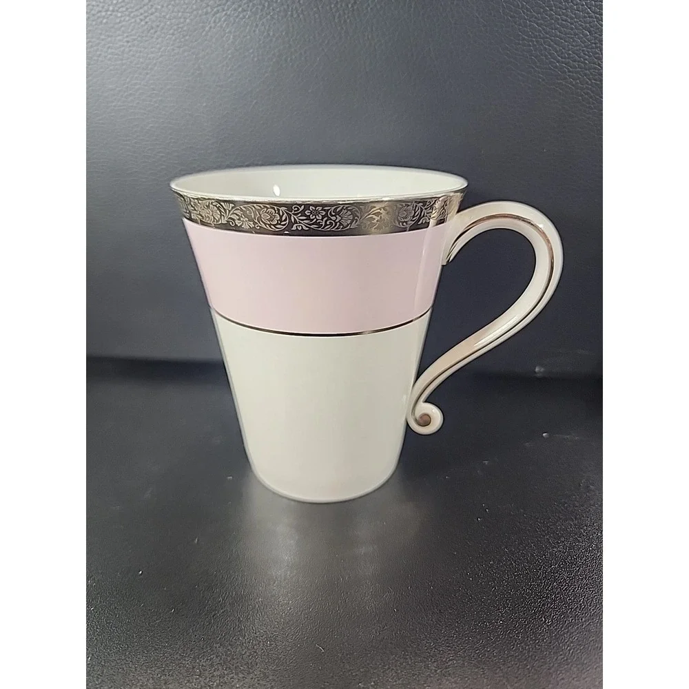 Mary Kay Cosmetics 40th Anniversary Pink & Gold Trim Teacup